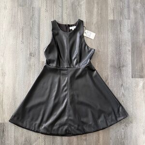 THML Faux Leather Dress
